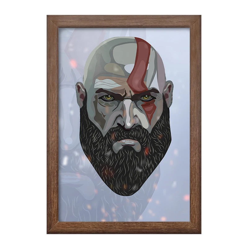 تابلو خندالو طرح بازی گاد آف وار (God Of War) کد F1134