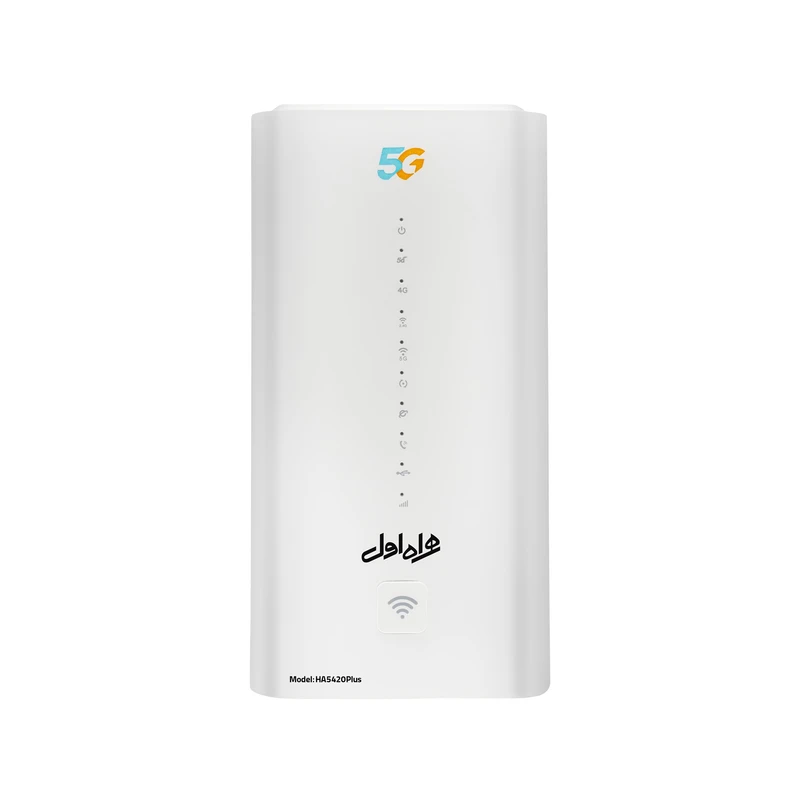 مودم 5G همراه اول مدل HA5420 به همراه کارت هدیه فعالسازی سیم کارت اعتباری و 600 گیگابایت اینترنت هدیه 180 روزه