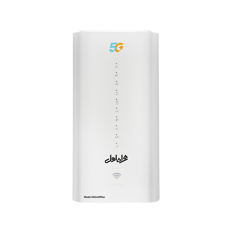 مودم 5G همراه اول مدل HA5420 به همراه کارت هدیه فعالسازی سیم کارت اعتباری و 600 گیگابایت اینترنت هدیه 180 روزه