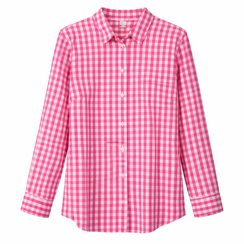 شومیز آستین بلند یقه برگردان زنانه مدل 3823