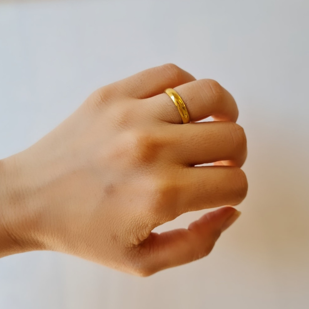 انگشتر مدل حلقه ساده
