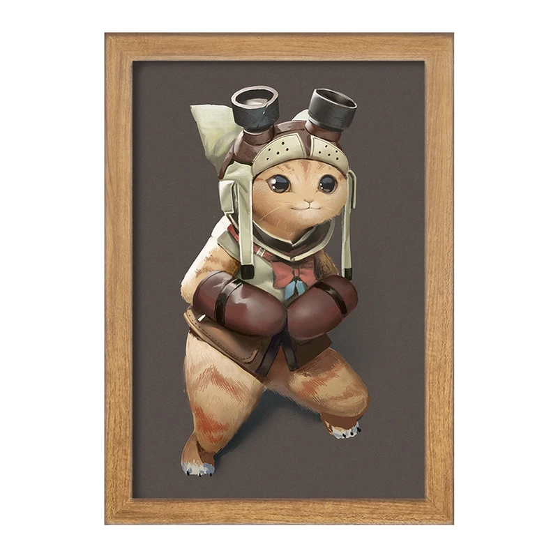 تابلو خندالو مدل بازی شکارچی هیولا (Monster Hunter) کد 33272