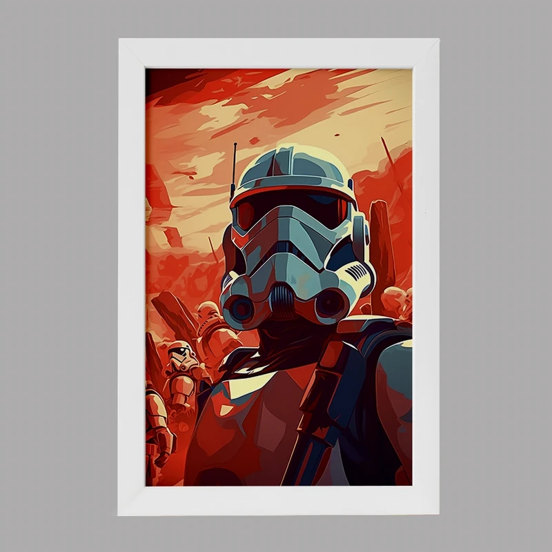 تابلو خندالو مدل جنگ ستارگان کد F4830