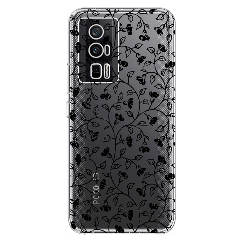 کاور مگافون طرح گل مدل C42-B مناسب برای گوشی موبایل شیائومی Poco F5 Pro  