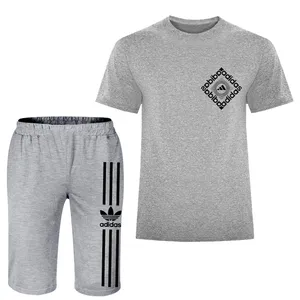 ست تی شرت و شلوارک مردانه مدل A65