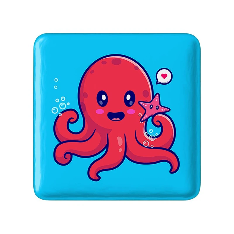 مگنت خندالو مدل حیوانات بامزه هشت پا کد 29733