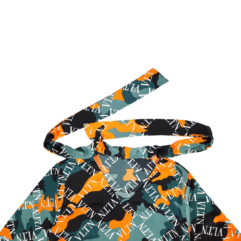 بلوز زنانه مدل یقه گرهای طرح ویلتن