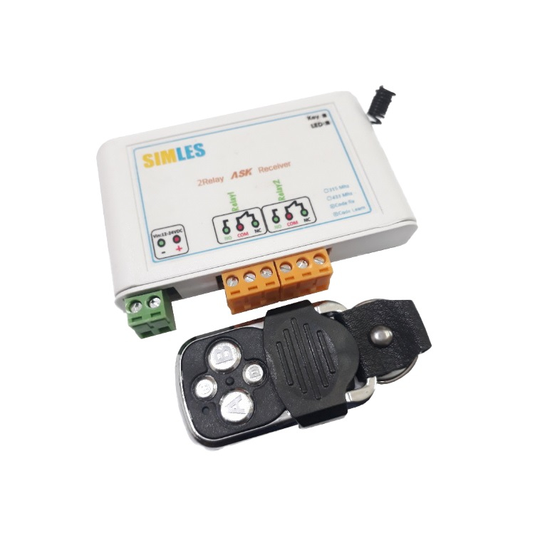 ریموت ریموت و گیرنده دو کانال مدل سیملس