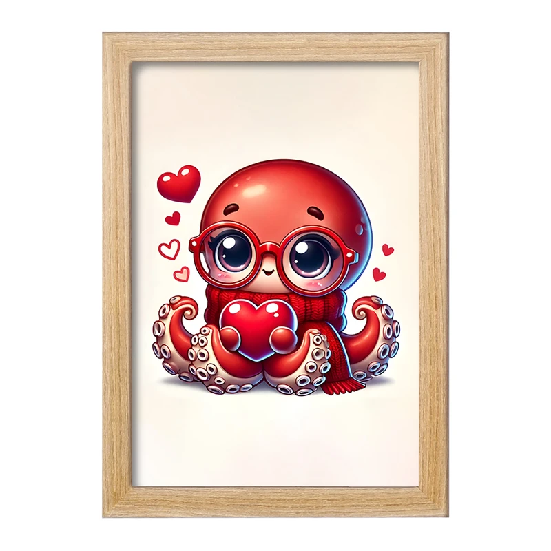 تابلو خندالو مدل هشت پا بامزه کد F11726