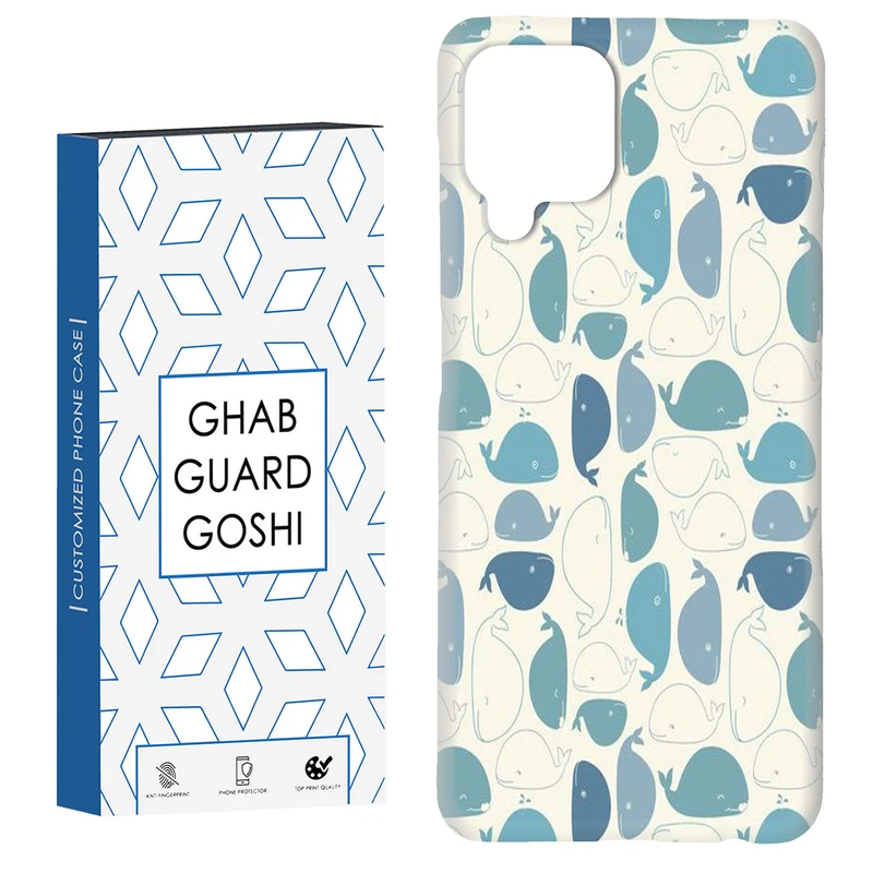 کاور قاب گارد گوشی طرح نهنگ کد Dimo-757 مناسب برای گوشی موبایل سامسونگ Galaxy A12 / Galaxy M12