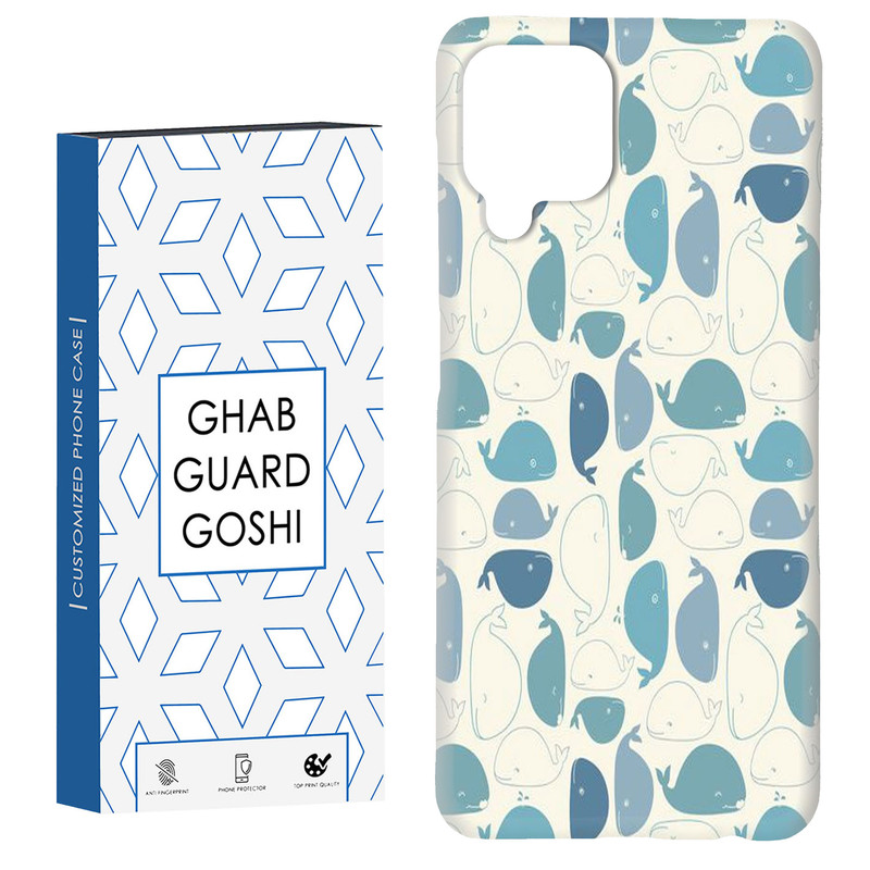 کاور قاب گارد گوشی طرح نهنگ کد Dimo-757 مناسب برای گوشی موبایل سامسونگ Galaxy A12 / Galaxy M12
