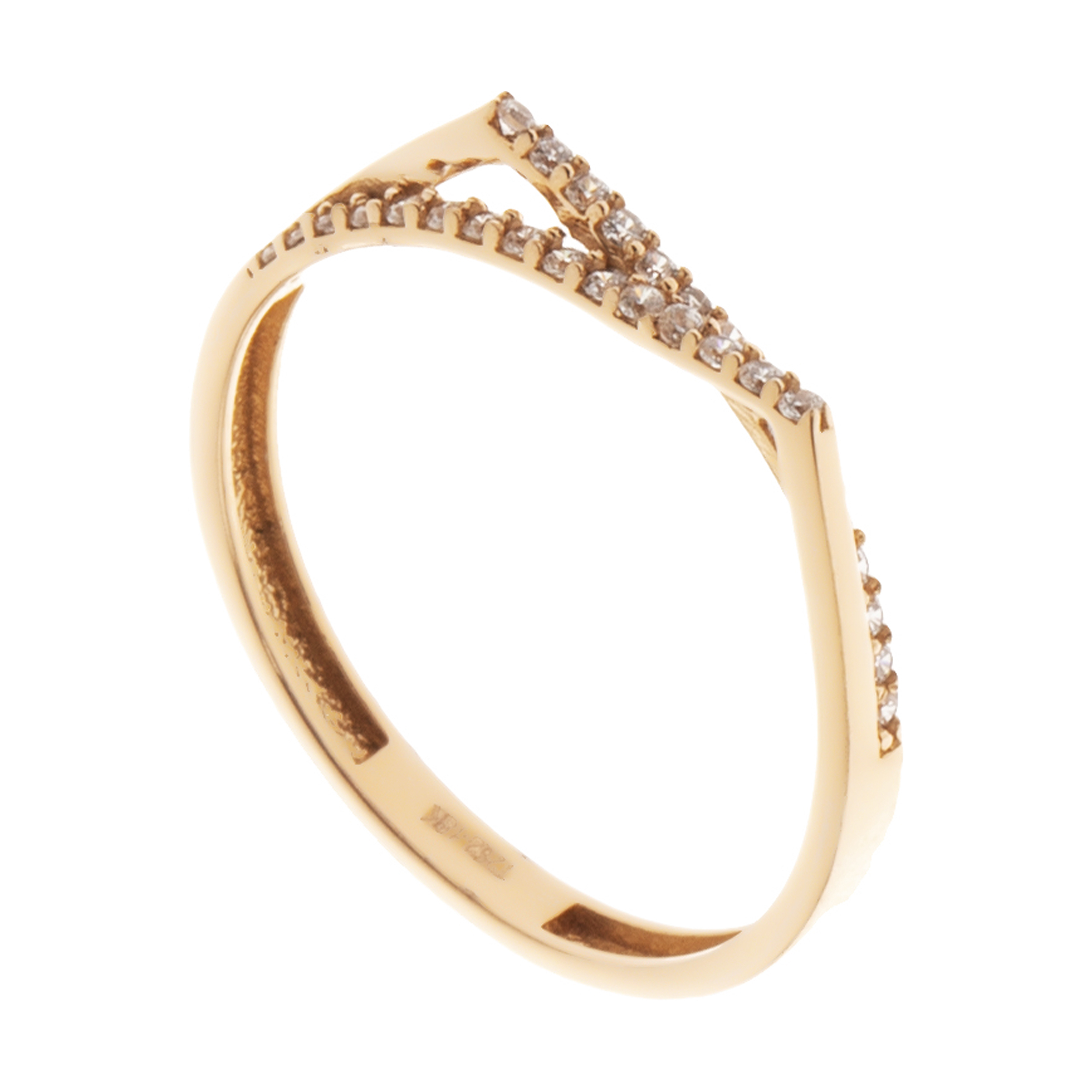 انگشتر طلا 18 عیار زنانه مایا ماهک مدل MR0577