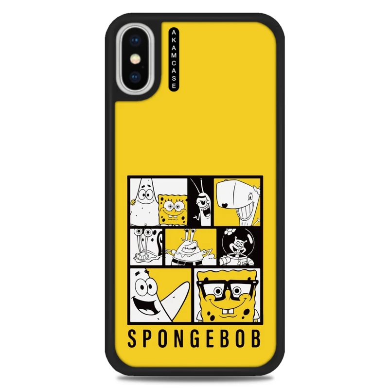 کاور آکام مدل AMC-WAXSM-SPONGE BOB3 مناسب برای گوشی موبایل اپل iPhone Xs Max