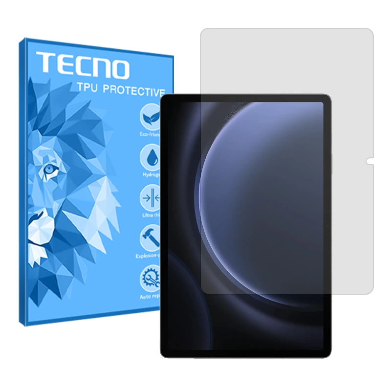 محافظ صفحه نمایش شفاف تکنو مدل Resistant مناسب برای تبلت سامسونگ Galaxy Tab S9 FE PLUS