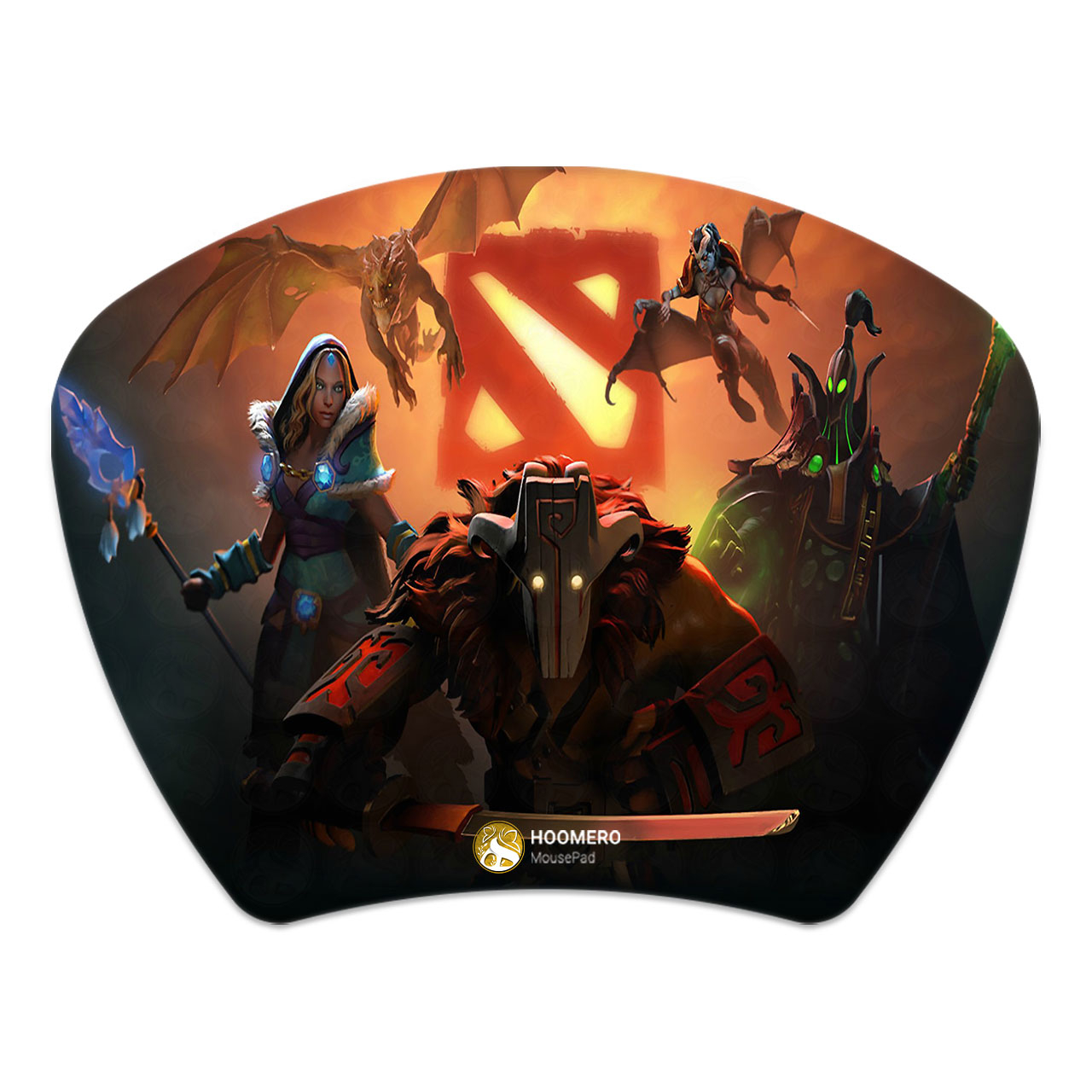 ماوس پد هومرو مدل MC375 طرح بازی دوتا دو Dota