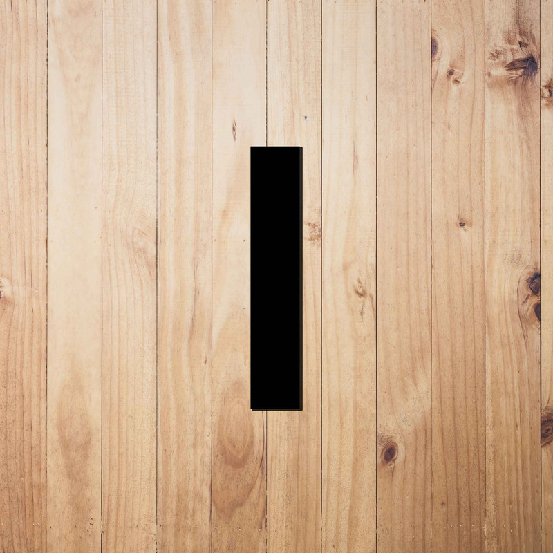 تابلو نشانگر آژنگ  طرح مستطیل مدل حروف لاتین کدI-336