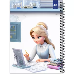 دفتر نقاشی 40 برگ انتشارات بله طرح دخترانه کد A4-K842