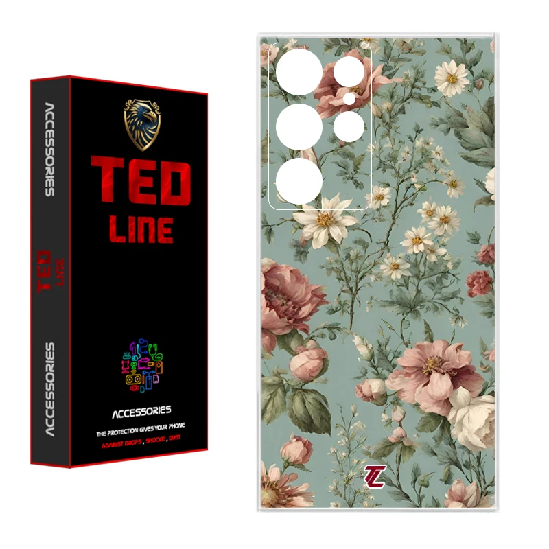 کاور تدلاین طرح گل کد 1152 مناسب برای گوشی موبایل سامسونگ Galaxy S23 Ultra