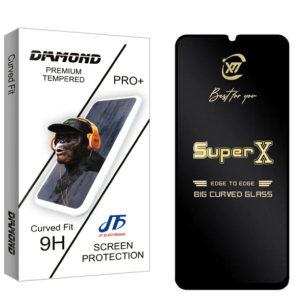 محافظ صفحه نمایش جی اف مدل Diamond SuperX مناسب برای گوشی موبایل شیائومی Redmi A2 Plus