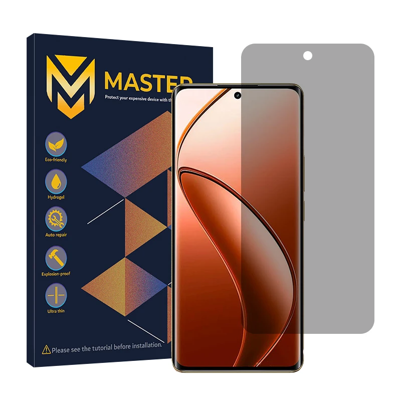 محافظ صفحه نمایش حریم شخصی مستر مدل Resistant مناسب برای گوشی موبایل ریلمی 12 Pro Plus