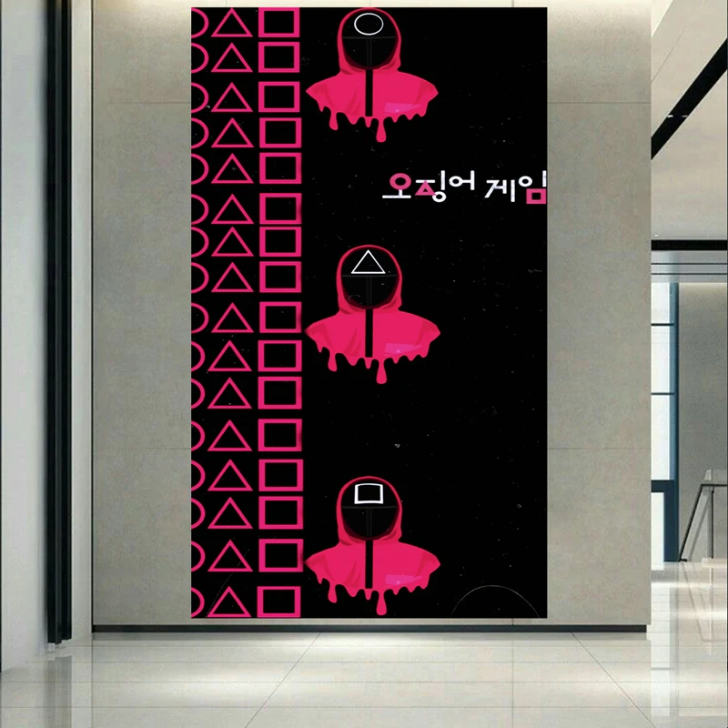 پوستر طرح اسکویید گیم مدل نگهبانان کد AR14370