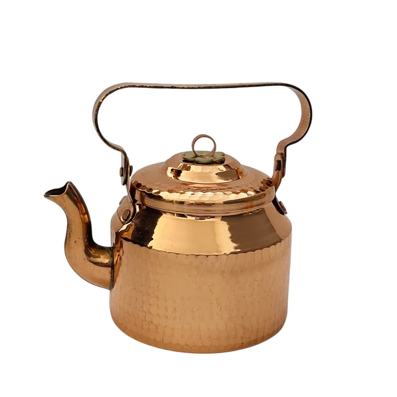 قوری مسی مدل زعفران دم کن کد ZH429.2 