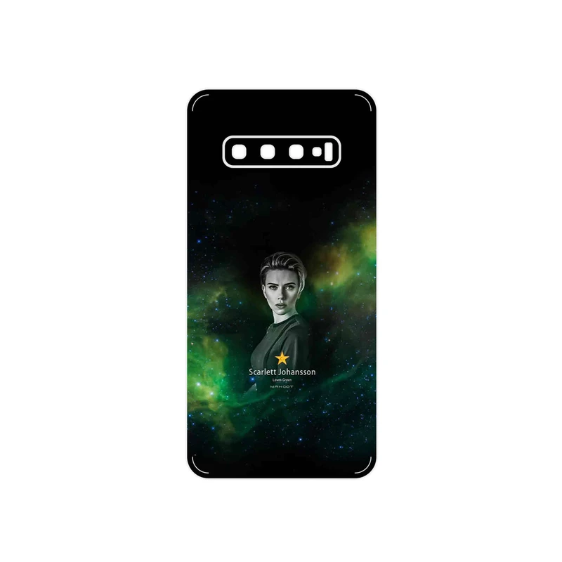 برچسب پوششی ماهوت مدل Scarlett Johansson مناسب برای گوشی موبایل سامسونگ Galaxy S10