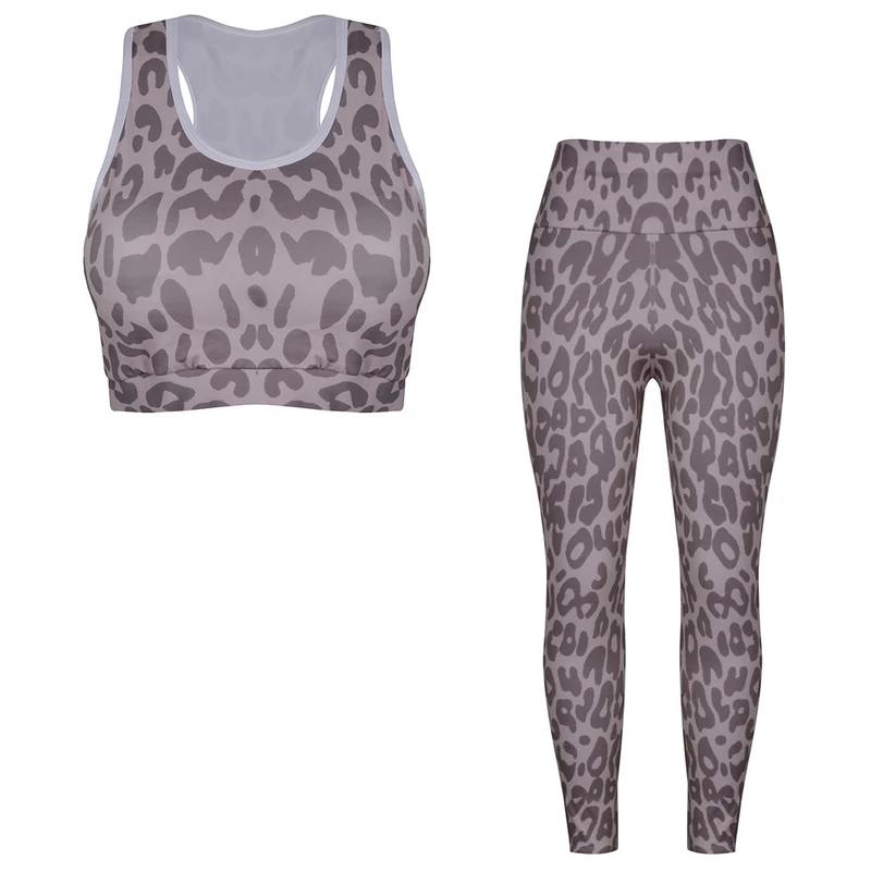 ست نیم تنه و لگینگ ورزشی زنانه مدل 268013354 اسپندکس