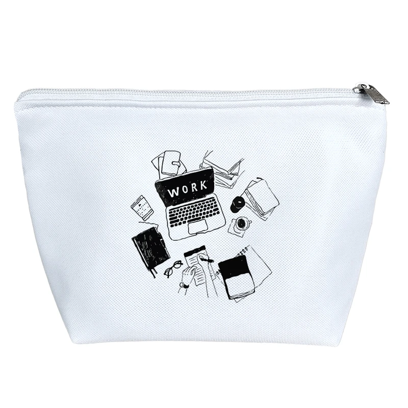 کیف لوازم آرایش دخترانه خندالو مدل work کد 9424