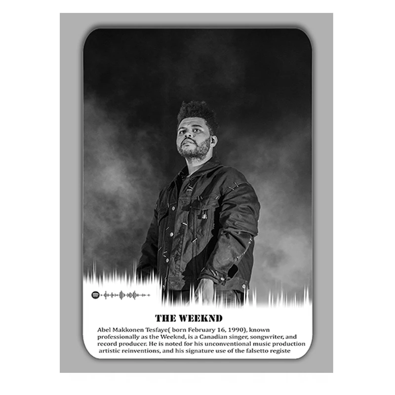 پوستر مدل د ویکند The Weeknd کد 579
