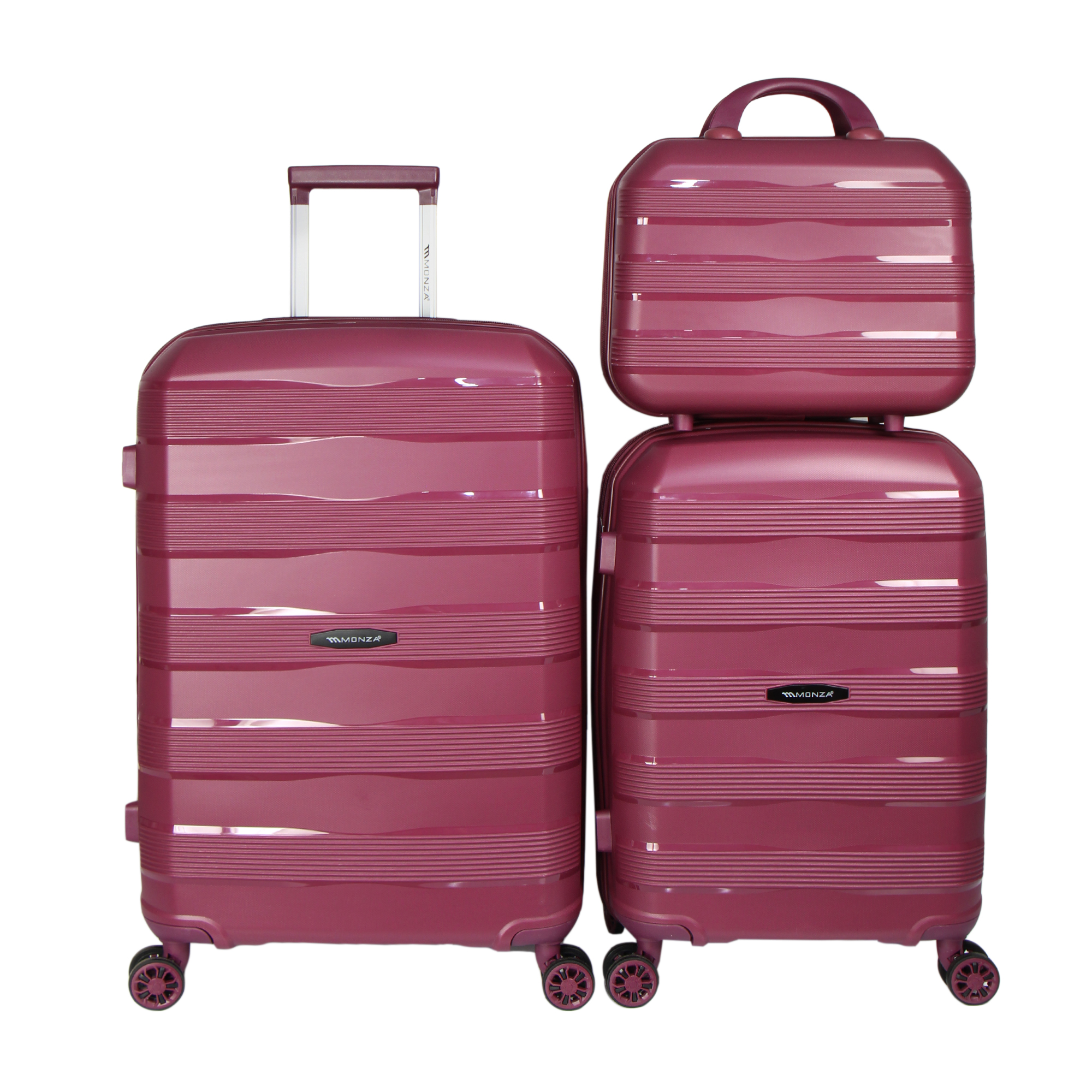 نکته خرید - قیمت روز مجموعه سه عددی چمدان مونزا مدل C01012 خرید