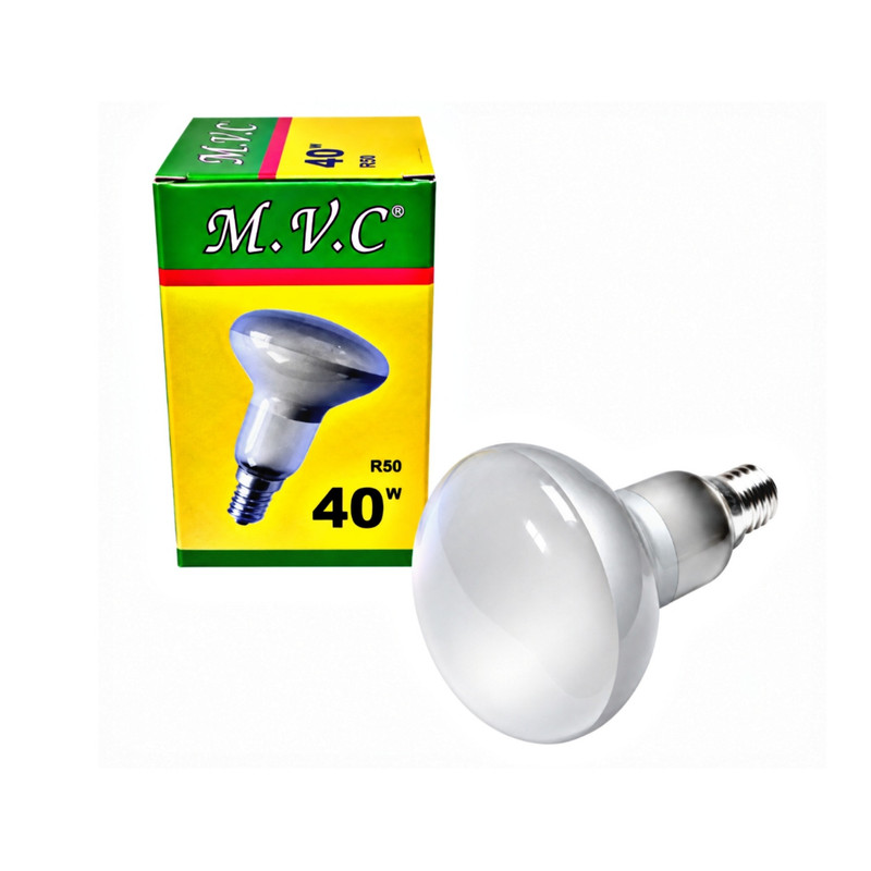 لامپ مادر مصنوعی 40 وات ام وی سی مدل R50_3 پایه E14 بسته 3 عددی