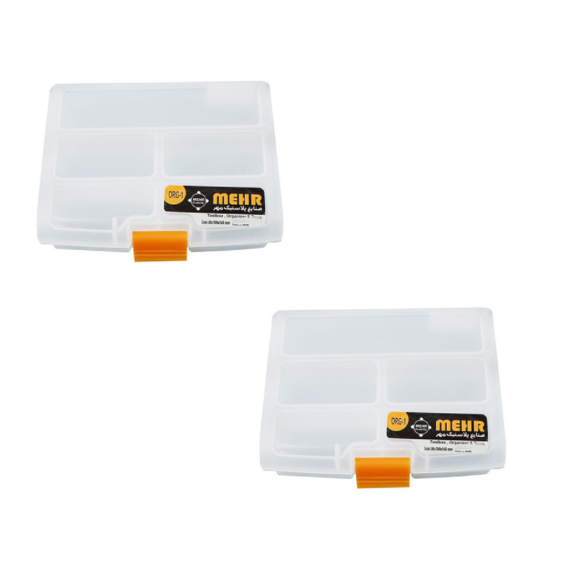 جعبه ابزار مهر مدل ORG1 بسته دو عددی جعبه ابزار مهر مدل ORG1 بسته دو عددی