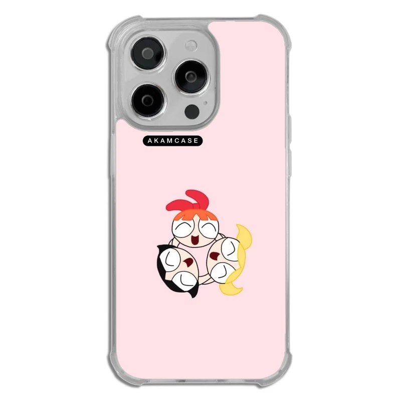 کاور آکام مدل AMCWTA14PRO-POWERPUFF GIRLS2 مناسب برای گوشی موبایل اپل iPhone 14 Pro