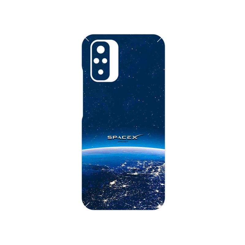 برچسب پوششی ماهوت مدل Space X مناسب برای گوشی موبایل شیائومی Redmi Note 10