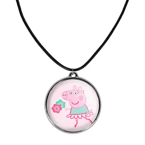 گردنبند خندالو مدل پپا انیمه پپاپیک Peppa pig کد 2206622068