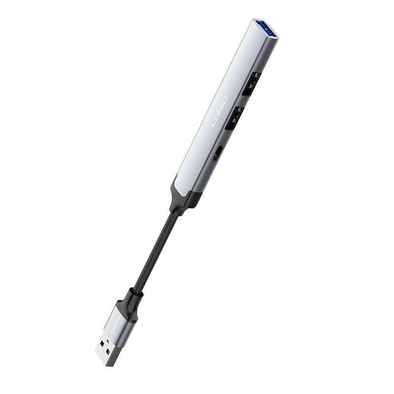 هاب 4 پورت USB-A الدینیو مدل DS-44C