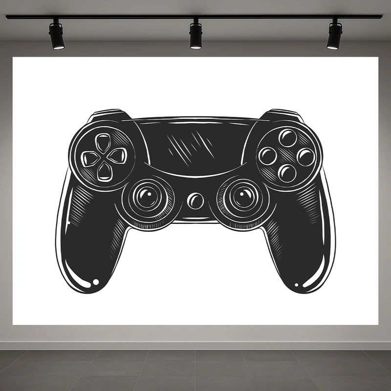 پوستر طرح دسته بازی مدل کنترلر کنسول کد AR3058982