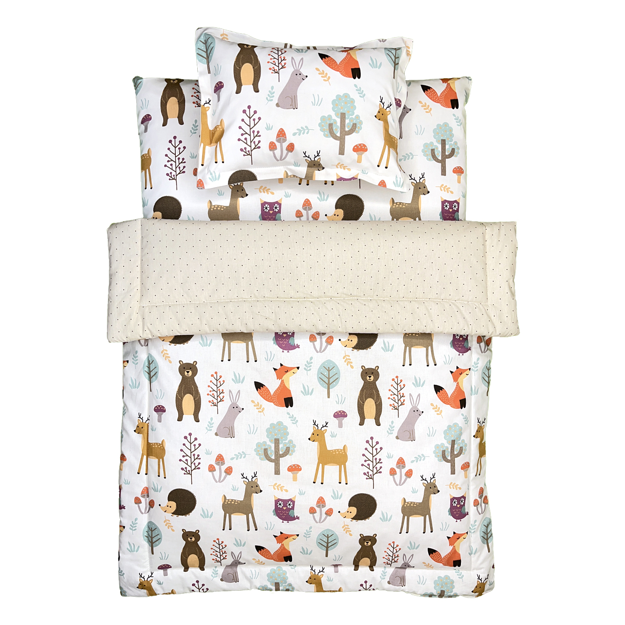 سرویس خواب 6 تکه کودک طرح حیوانات جنگل