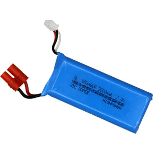 باتری لیتیومی مدل 853480 7.4v ظرفیت 3000 میلی‌آمپرساعت