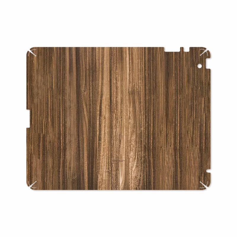 برچسب پوششی ماهوت مدل Light Walnut Wood مناسب برای تبلت اپل iPad 2 2011 A1396
