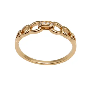 انگشتر زنانه مدل کمربند زنجیر کد cm4136