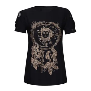 بلوز آستین کوتاه زنانه مدل پشت گیپور