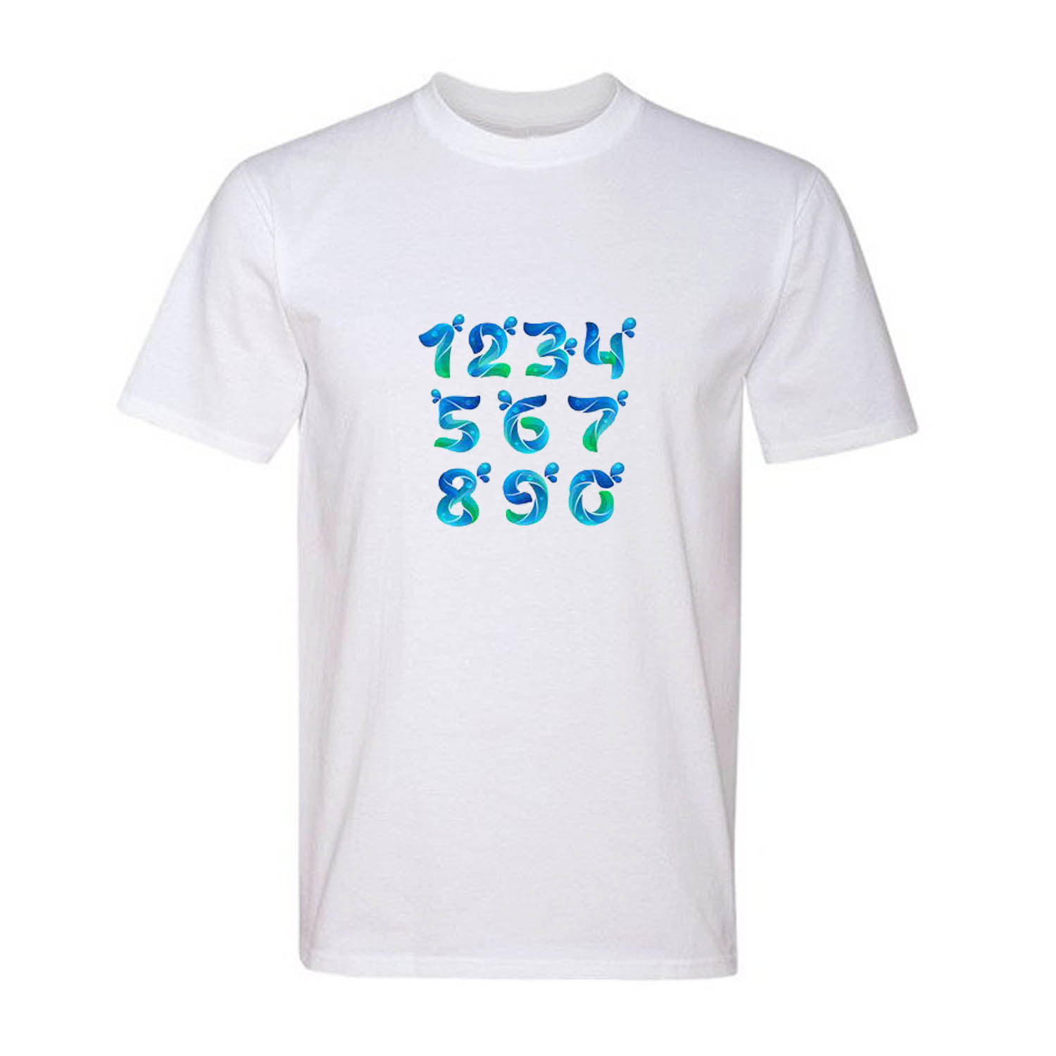 تی شرت آستین کوتاه مردانه مدل T006 رنگ سفید
