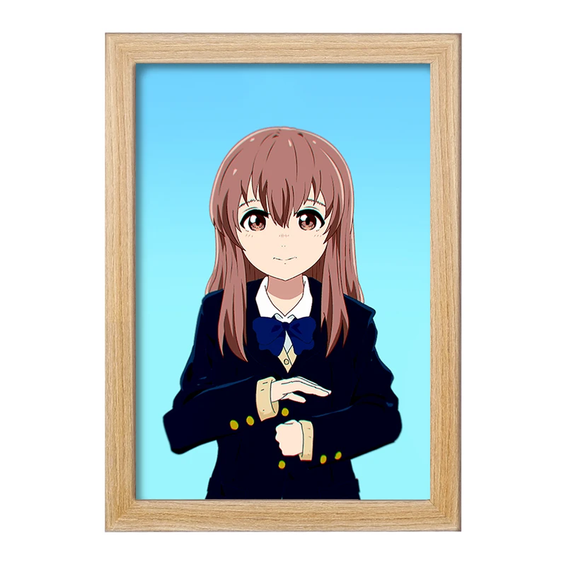 تابلو خندالو مدل شوکو نیشیمیا انیمه سایلنت ویس A Silent Voice  کد 15783