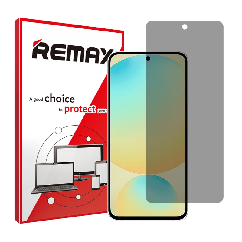 محافظ صفحه نمایش حریم شخصی ریمکس مدل Resistant مناسب برای گوشی موبایل سامسونگ Galaxy S24 FE