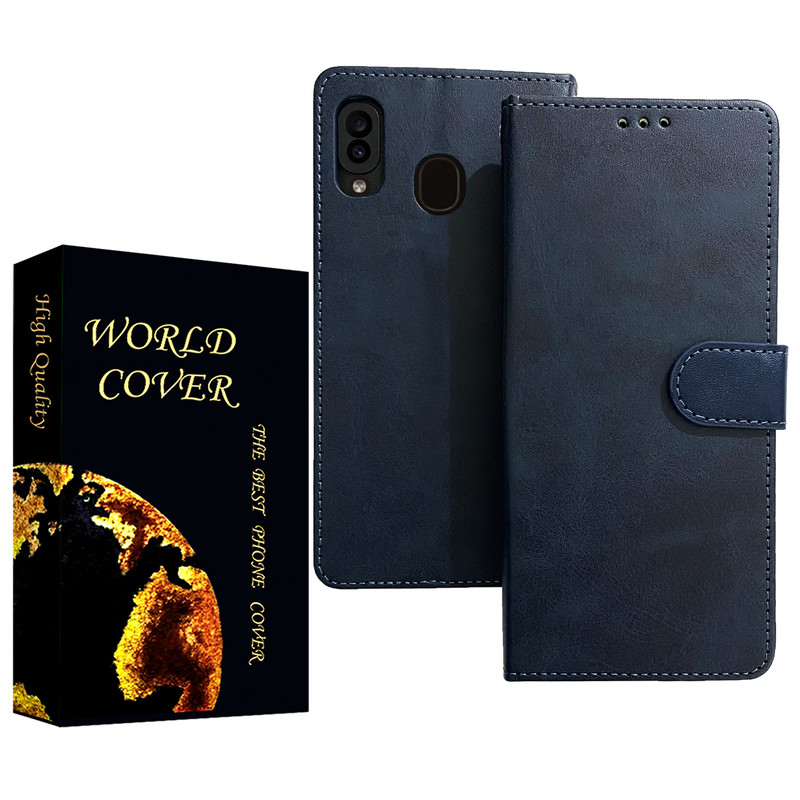 کیف کلاسوری دنیای قاب طرح Magneti کد D004 مناسب برای گوشی موبایل سامسونگ Galaxy A20 / A30