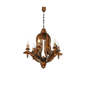 لوستر 6 شعله مدل افروز