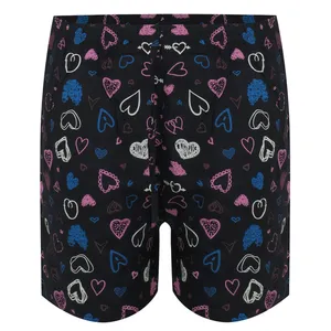 شلوارک زنانه مدل قلب قلبی رنگ مشکی 