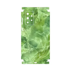 MAHOOT Green-Crystal-Marble-FullSkin Cover Sticker for Samsung Galaxy A73 5G